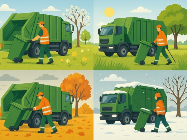 The Four Seasons of Waste Management