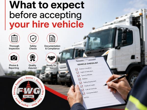 What to expect before accepting your hire vehicle